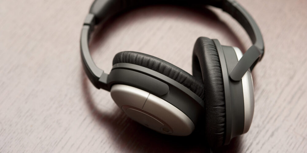 A pair of headphones.