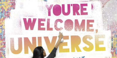 Cover for You’re Welcome, Universe